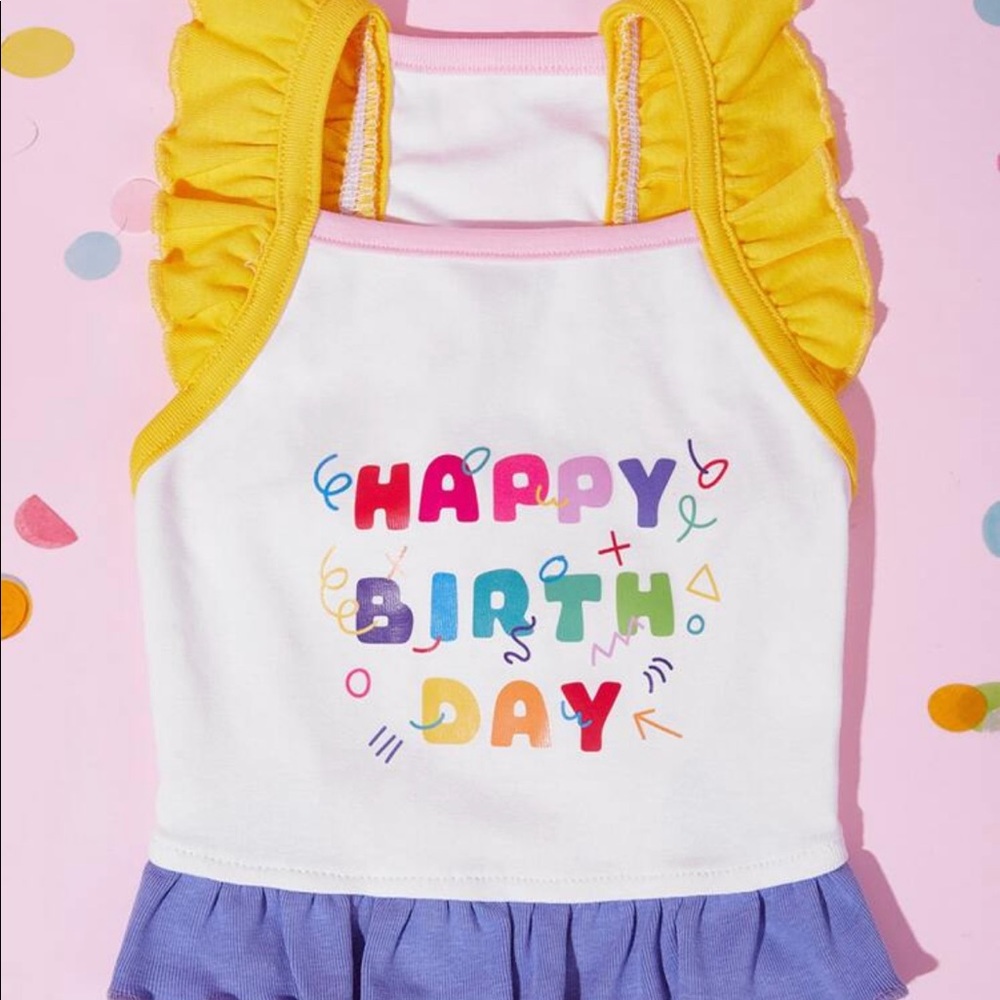 Graphic Pet Birthday Tank (Girl)
